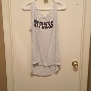 Cactime "Choose Happiness" Sleeveless T-Shirt - Size Large